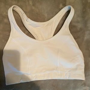 White Sports Bra